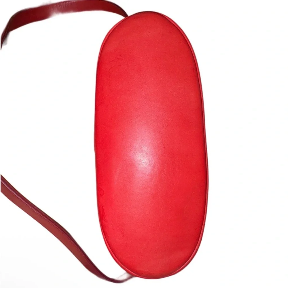 Coach Vintage Fletcher Red Leather Crossbody Made Costa Rica 1996  Style #4150‎